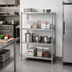Thumbnail image #2 for John Boos 42 x 24 x 36 Inch Stainless Steel Dry Storage Shelving Unit with 2 Adjustable Shelves