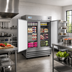 Thumbnail image #2 for KoolMore 54-Inch Two-Section Reach-In Refrigerator, 47 Cu. Ft., Bottom-Mount, Stainless Steel