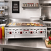 Thumbnail image #2 for MagiKitch'n MKG-48-E 48-Inch Countertop Gas Griddle with Electric Thermostat and Matchless Ignition
