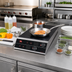 Thumbnail image #2 for Hatco Rapide Cuisine High-Powered Countertop Front-to-Back Dual Induction Range, 2 Burners, 208/240V