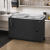 Thumbnail image #2 for Hoshizaki CC50 Two-Section Reach-In Refrigerated Bottle Cooler with Top-Sliding Locking Lids, 50-1/2 Inch Wide, 14.4 Cu. Ft.