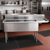 Thumbnail image #2 for 3-Compartment Fabricated Sink with Right Drainboard, 30