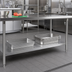 Thumbnail image #2 for Eagle Group 24-Inch 18-Gauge 300 Series Stainless Steel Dishtable Undershelf