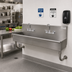 Thumbnail image #2 for Advance Tabco 40-Inch Multi-Station Wall Mounted Stainless Steel Hand Wash Sink with 2 Faucets