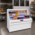 Thumbnail image #2 for Howard-McCray Ovation Series 51-Inch Self-Contained Horizontal Open Merchandiser with LED Lighting, White Finish
