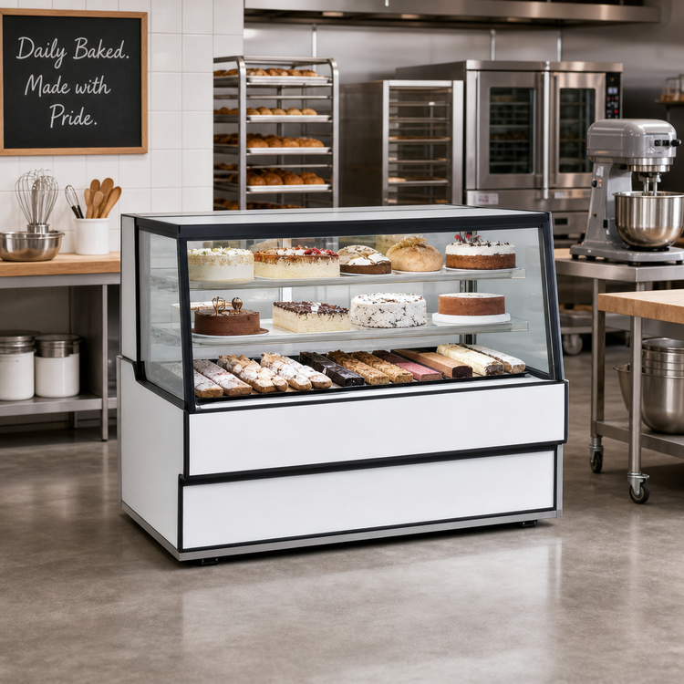 Product image #2 for Federal Industries High Volume Straight Glass Self-Contained Refrigerated Bakery Display Case, 36-1/8 Inch W x 35-5/16 Inch D x 48 Inch H