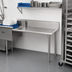 Thumbnail image #2 for John Boos Clean Straight Right-Side Dishtable for Left-to-Right Operation, 36 x 30 Inch, 18-Gauge Stainless Steel