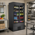 Thumbnail image #2 for Structural Concepts Oasis® BD4732 Self-Service Refrigerated Display Case with 2 Glass Doors and 4 Adjustable Shelves