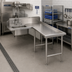 Thumbnail image #2 for Advance Tabco DTS-G30-84R L-Shaped Island Soil Dishtable with Right-Hand Pre-Rinse Sink, 83 Inch Long, 14-Gauge 304 Stainless Steel
