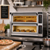 Thumbnail image #2 for PizzaMaster 400 Series Countertop Electric Pizza Oven with 2 Independent Chambers and 3 Stone Hearth Decks per Oven