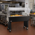 Thumbnail image #2 for Eagle Service Mate Deluxe 48-Inch Portable Buffet Solid Top Utility Station with Double-Sided Sneeze Guard