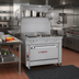 Thumbnail image #2 for Southbend Platinum 36-Inch Heavy Duty Gas Range with 4 Open Burners, 12-Inch Hot Top and Cabinet Base
