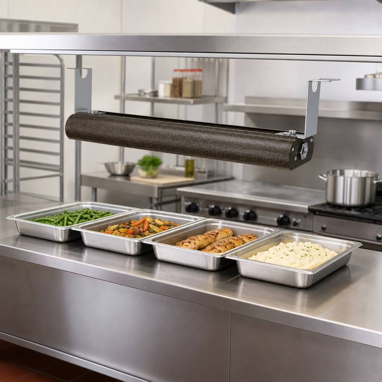 Product image #2 for Vollrath 60-Inch Low Profile Unlighted Strip Heat Lamp, 120V, 1.38 kW