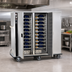 Thumbnail image #2 for Heated 3-Door Insulated Tray Delivery Cart with Humi-Temp Heat System and 33 Pair Fixed Slides