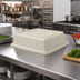 Thumbnail image #3 for Cambro Versa Camcover Square Fiberglass Plate Cover, 8-5/8 Inch Inside, No Vent Hole, Antique Parchment