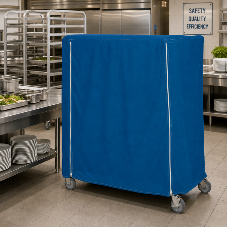 Product image #2 for Metro Waterproof Banquet Cart Cover for 60 x 18 x 62 Inch Cart