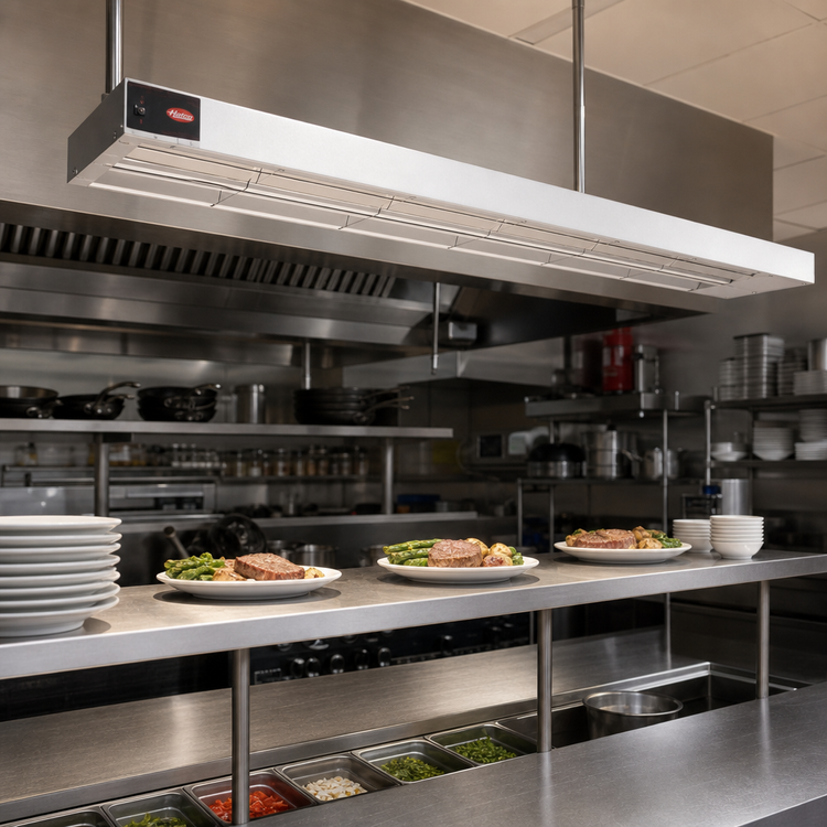 Product image #2 for Hatco Glo-Ray 48-Inch Double Unlighted Infrared Strip Heater, 2200W, 120V