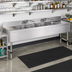 Thumbnail image #2 for Advance Tabco Special Value Series 72-Inch 4-Compartment Stainless Steel Bar Sink with Left and Right Drainboards and Splash-Mount Faucets
