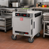 Thumbnail image #3 for Metro HotBlox™ Narrow 4-Pan Undercounter Insulated Holding Cabinet, Analog, Solid Door