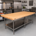Thumbnail image #2 for John Boos Boos Block 96-Inch x 42-Inch x 3-Inch Edge Grain Northern Hard Rock Maple Kitchen Countertop, Penetrating Oil Finish