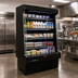 Thumbnail image #2 for Howard-McCray 35E Series 63-Inch Self-Contained Dairy Open Merchandiser, Black, LED Shelves