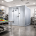 Thumbnail image #2 for AmeriKooler Indoor Floorless Walk-In Cooler with Remote R-448A Refrigeration, 6 Ft. x 6 Ft. x 7 Ft. 2 In. H