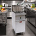 Thumbnail image #2 for Omcan 40 lb. Electric Floor Fryer with Stainless Steel Full Pot, 240V, 1-Phase