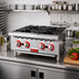 Thumbnail image #2 for Omcan 24-Inch 4-Burner Natural Gas Countertop Hot Plate