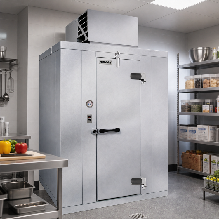 Product image #2 for Kolpak Polar-Pak Indoor Walk-In Freezer with Top-Mounted Self-Contained Refrigeration