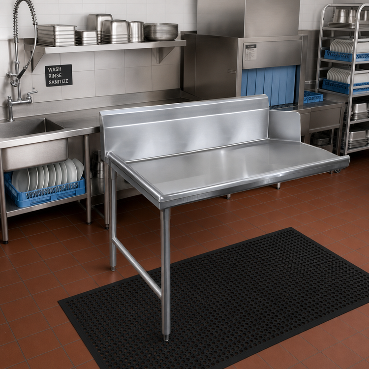 Product image #2 for 60-Inch x 30-Inch Right-to-Left Clean Dish Table