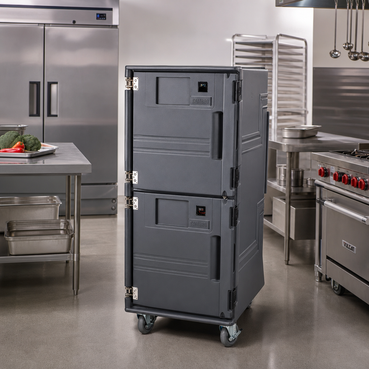 Product image #2 for Cambro Pro Cart Ultra Security Package Electric Cold Food Pan Carrier, Front-Loading, 16 Full-Size Sheet Pan Capacity