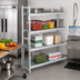Thumbnail image #2 for Fermostock 4-Tier Polymer Shelving Expansion Kit, 83