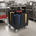 Thumbnail image #3 for Optimizer Small Dish Dolly with 4 Adjustable Dividers, Black