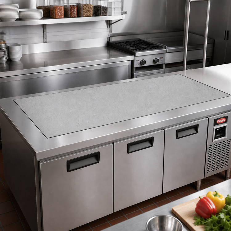 Product image #2 for Hatco 36-Inch Cold Simulated Stone Built-In Flush-Top Shelf for Remote Refrigeration