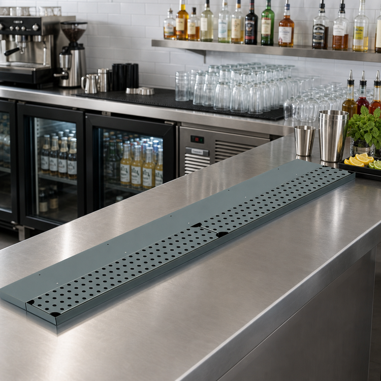 Product image #2 for Advance Tabco 36-Inch Underbar Stainless Steel Bar Drink Rail