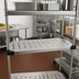 Thumbnail image #2 for Metro Super Erecta 36 Inch x 21 Inch Louvered Embossed Stainless Steel Shelf with Raised Ship's Edge
