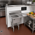 Thumbnail image #2 for Krowne Royal Series 1-Compartment Commercial Sink with Right Drainboard, 18