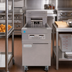 Thumbnail image #2 for Frymaster 1814 Oil-Conserving Electric Floor Fryer, 60-Lb Oil Capacity, Open-Pot Design