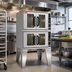 Thumbnail image #2 for Lang Marine ECOD-AT2M Full-Size Extra-Deep Double-Deck Electric Convection Oven