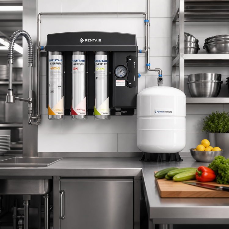 Product image #2 for Non-Electric Blended Reverse Osmosis Water Filtration System with 5-Gallon Tank, 375 GPD