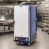 Thumbnail image #2 for Metro C5 3 Series 3/4 Height Mobile Combination Heated Holding and Proofing Cabinet with Blue Insulation Armour and Universal Wire Slides