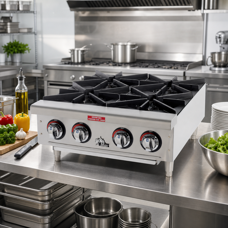 Product image #2 for Star-Max 24-Inch 4-Burner Countertop Gas Hot Plate