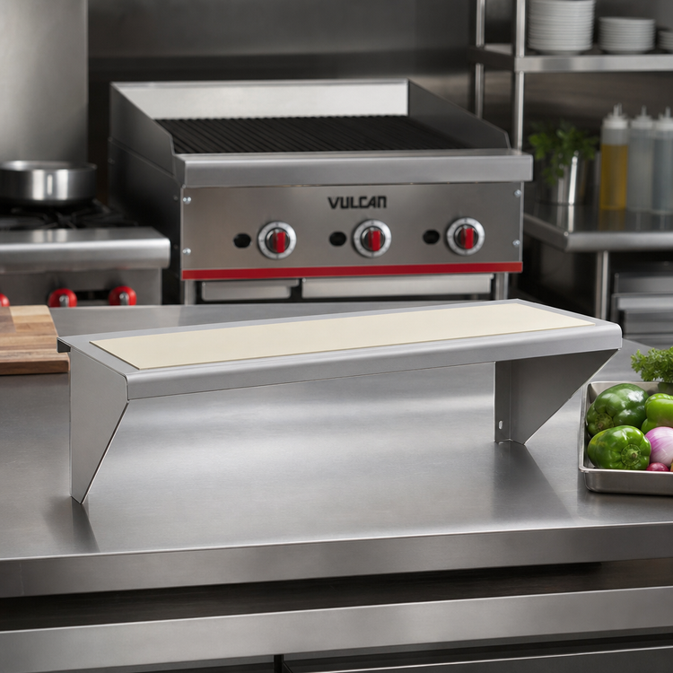 Product image #2 for Vulcan 36-Inch Counter Model Gas Charbroiler Cutting Board Accessory with Sani-Tuff Rubber Inserts