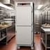 Thumbnail image #2 for Metro C5 6 Series Mobile Full-Height Insulated Heated Holding Cabinet with Solid Dutch Doors, 34 Full-Size Pan Capacity