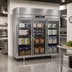 Thumbnail image #3 for Victory UltraSpec V-Core Powered 3-Section Glass Door Reach-In Freezer, 70.1 Cu. Ft.