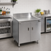 Thumbnail image #2 for CHOICE by Glastender Underbar Drainboard Cabinet, 36 Inch W x 19 Inch D, Enclosed Cabinet Base with Hinged Doors