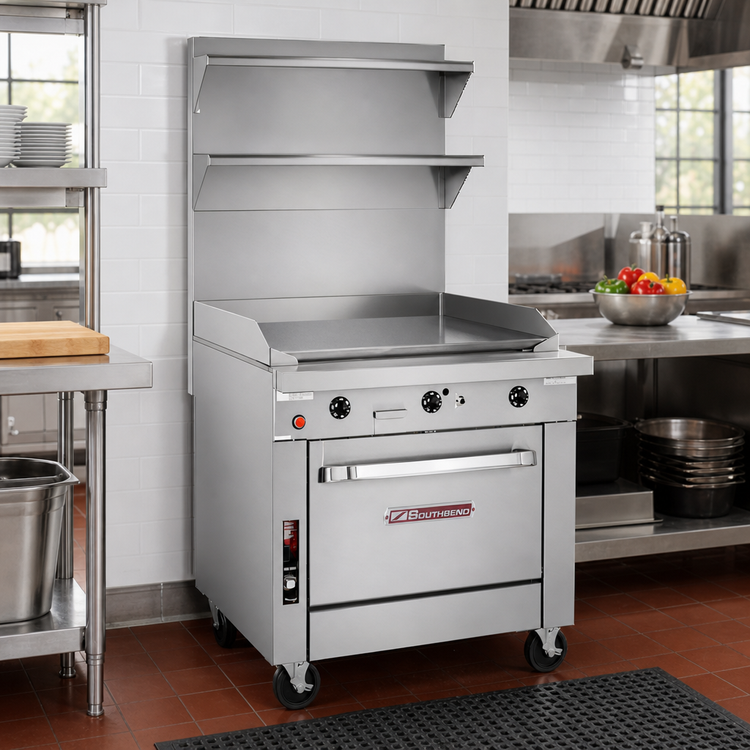 Product image #2 for Southbend Platinum Heavy Duty 18-Inch Modular Natural Gas Full-Width Griddle Range with Thermostatic Controls