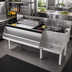 Thumbnail image #2 for Top Shelf 60-Inch Underbar Ice Bin and Cocktail Station with Blender Station