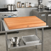 Thumbnail image #2 for Boos Block American Cherry Edge Grain Kitchen Countertop, 36 x 36 x 1-1/2 Inch, Varnique Finish