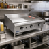 Thumbnail image #2 for 48-Inch Countertop Gas Griddle with 1-Inch Half Smooth/Half Grooved Steel Plate